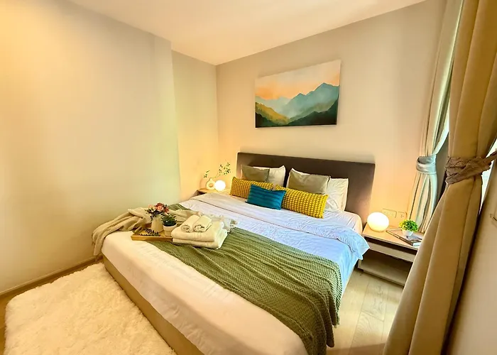 Cozy Spacious 1br 2bed Gardenview 500m Bts Thonglo, Samitivej, Skv49, Rooftop Pool, Fast 500mbps Wifi Apartment