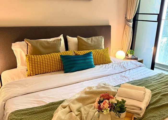 Cozy Spacious 1br 2bed Gardenview 500m Bts Thonglo, Samitivej, Skv49, Rooftop Pool, Fast 500mbps Wifi Apartment